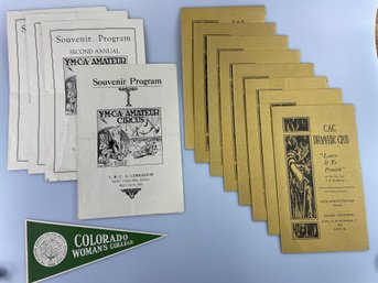 Lot Of Colorado Agricultural College & Fort Collins YMCA Programs
