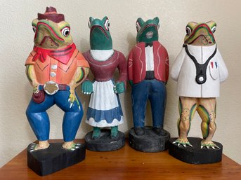 Wood Frog Figures