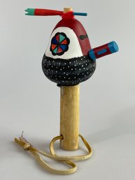 Zuni Rattle, Bird Form