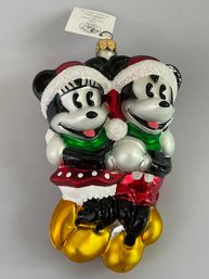 Christopher Radko Mickey & Minnie Mouse Disney Ornament