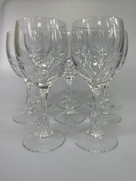 Set Of Silhouette (Bubble Stem) Wineglasses