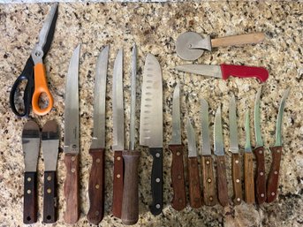 Lot Of Knives & Cutlery