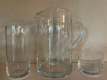 Lot Of Clear Glassware