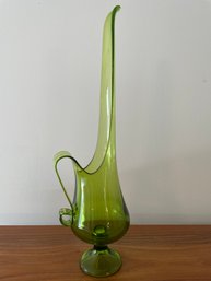 Vintage Mid Century  Glass Carafe