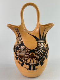 Hopi Wedding Vase Pot By A. Yesslith