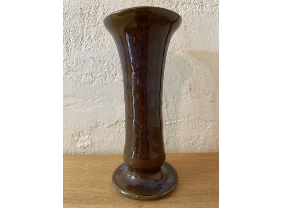Vintage Brown Glazed Vase