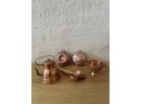 Lot Of Miniature Copper Kitchen Items