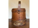 Wooden Bucket With Handle