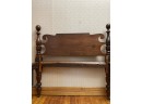 Antique 'Mary Lincoln' Walnut Cannonball Bed
