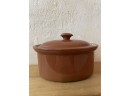 Antique Guernsey Cooking Ware Casserole With Lid & Holder