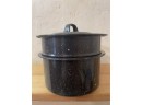 Vintage Enamel Double Boiler