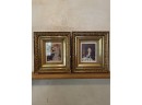 Pair Of Prints In Antique Frames