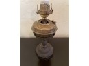 Antique Brass & Iron Perkins & Oil Lamp