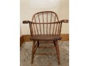 Lot Of 2 Antique English Windsor Arm Chairs