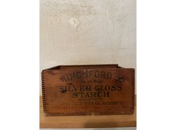 Antique Kingford's Starch Box