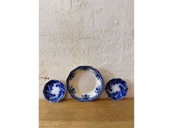 Lot Of Antique Blue & White China