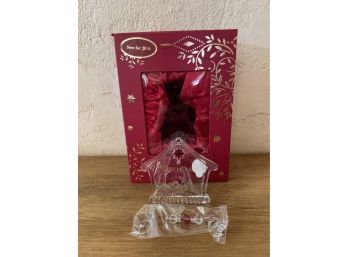 Waterford Crystal 2016 Nativity Holy Family Ornament