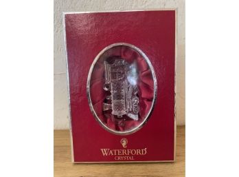 Waterford Crystal 1st Ed. 2010 Train Engine Christmas Ornament