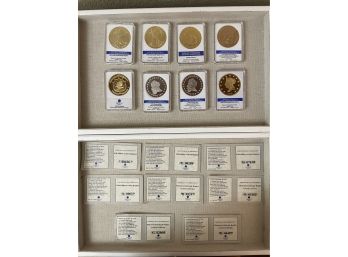 Lot Of 8 American Mint Archival Replica Coins