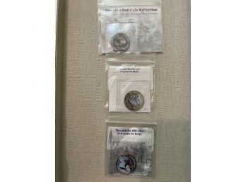 Lot Of 3 Mystic Stamp Collection Coins