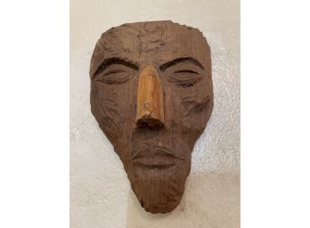 Antique Hand Carved Face