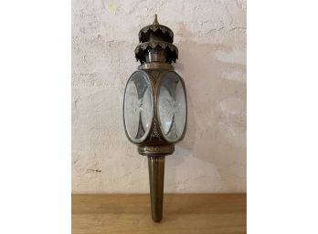 Ornate Brass Carriage/automobile Lamp With Wall Bracket