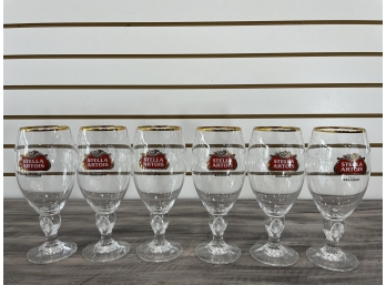 Set Of Stella Artois Stemware