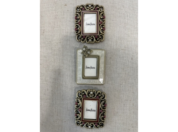 Set Of Three Miniature Neiman Marcus  Picture Frames