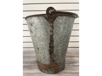 Antique Galvanized Bucket