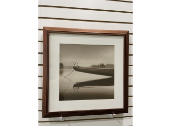Framed Boat Photograph