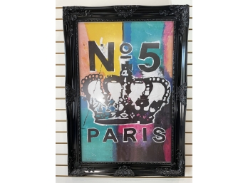 Framed 'No. 5 Paris' Art Print