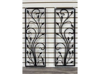 Pair Of Wrought Iron Panels