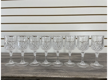 Set Of 8 Crystal Goblets