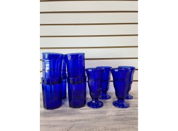 Lot Of Cobalt Blue Glassware