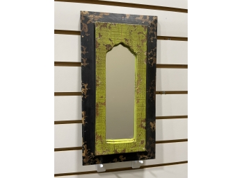 Distressed Wooden Wall Mirror