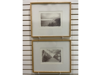 Pair Of Framed Photographs By Indy Mandolf