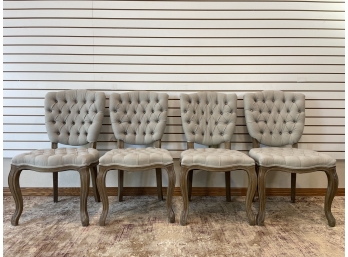 Set Of 4 Arhaus Dining Chairs