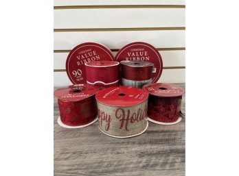Lot Of Red Gift Ribbon