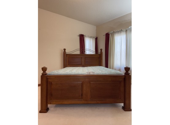 Queen Size Cherry Wood Bed