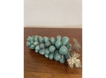 Carved Green Jade Grape Bunch