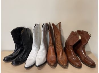 Lot Of Woman's Western Boots