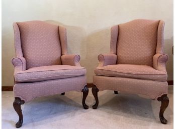Pair Of Vintage Pennsylvania House Wing Back Chairs