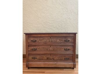 Antique Walnut Chest Of Drawers