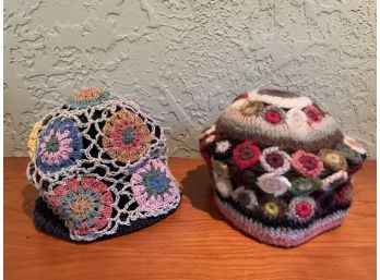 2 Crocheted  Hats