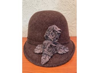 Woman's Wool Cloche Hat