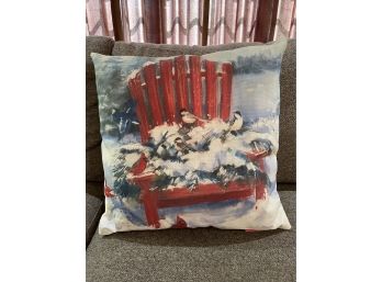 Hand Painted Decorative Pillow