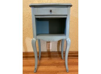 Aqua Blue Painted Side Cabinet