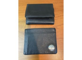 2 Men's Leather Wallets