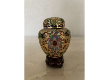 Miniature Cloisonne Jar