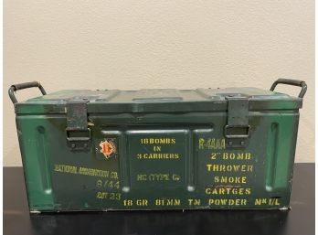 WWII  U. S. Army Large Ammo Box 1943 FSC B.167
